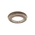 Parts of Four Foldform Crescent ring - Silver
