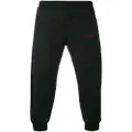 Alexander McQueen logo embroidered track pants - Black