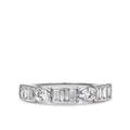 Pragnell platinum Antrobus diamond half eternity ring - Silver