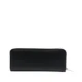 Paul Smith artist stripe-print leather wallet - Black