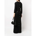 Balenciaga tweed button-back dress - Black