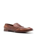 Officine Creative slip-on leather loafers - Brown
