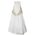 Brunello Cucinelli Kids sequin-embellished halterneck dress - White
