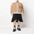 Junya Watanabe layered tonal bomber-jacket - Neutrals