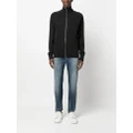Calvin Klein high-neck zip cardigan - Black