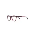 Garrett Leight Alice round-frame optical glasses - Red