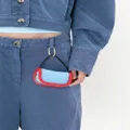 JW Anderson Bumper-7 leather micro bag - Blue