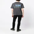 izzue logo-print cotton T-shirt - Grey