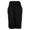 BOSS high-waist belted trousers - Black