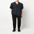 Giorgio Armani pleat-detail tailored trousers - Black