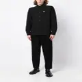 Fred Perry logo-embroidery cotton shirt - Black