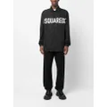 Dsquared2 logo-print shirt jacket - Black