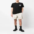 Dsquared2 paint-splatter tailored shorts - Neutrals