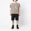 Moschino leopard-print short-sleeved T-shirt - Brown