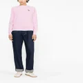 Maison Kitsuné Chillax Fox patch sweatshirt - Pink