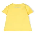 TRUSSARDI JUNIOR logo-print detail T-shirt - Yellow
