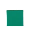 Prada triangle-logo bi-fold wallet - Green