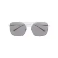 Calvin Klein oversize-frame sunglasses - Silver