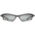 Balenciaga Eyewear Bat rectangle-frame sunglasses - Silver