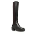 Jil Sander knee-high leather boots - Brown