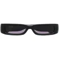 MISBHV rectangle-frame tinted sunglasses - Black