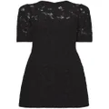Proenza Schouler floral lace dress - Black