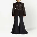Proenza Schouler floral lace shirt - Black