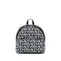 Versace logo-print backpack - Black