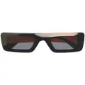 Off-White Seattle rectangle-frame sunglasses - Black
