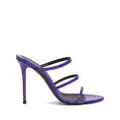 Giuseppe Zanotti Alimha 105mm sandals - Purple
