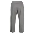 Paule Ka Laine fine tapered trousers - Grey