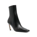 Lanvin Swing 70 leather boots - Black