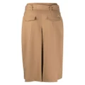 BOSS high-waist belted trousers - Brown