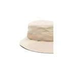 Kenzo side logo-patch detail bucket hat - Neutrals