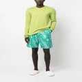 Marni floral-print Bermuda shorts - Green