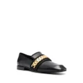 Victoria Beckham chain-link detail loafers - Black