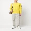 Stone Island perforated-knit jumper - Yellow