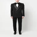 Alexander McQueen double-breasted tuxedo blazer - Black