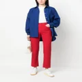 Kiton high-waist straight-leg jeans - Red