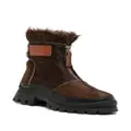 Dsquared2 35mm zip-front chunky boots - Brown