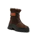 Dsquared2 35mm zip-front chunky boots - Brown