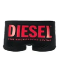 Diesel Bmbx-Brad logo-print swim shorts - Black