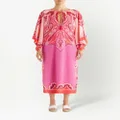 ETRO all-over graphic-print beach dress - Pink