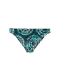 Marlies Dekkers tie-dye bikini bottoms - Blue
