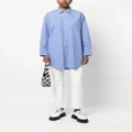 ASPESI long-sleeved cotton shirt - Blue