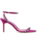 Manolo Blahnik Crinastra 105mm satin strappy sandals - Pink