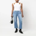 PAIGE cropped bootcut jeans - Blue