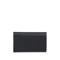 Prada logo-lettering leather wallet - Black