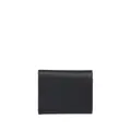 Prada logo-lettering leather wallet - Black