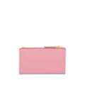 Prada logo-plaque Saffiano leather wallet - Pink